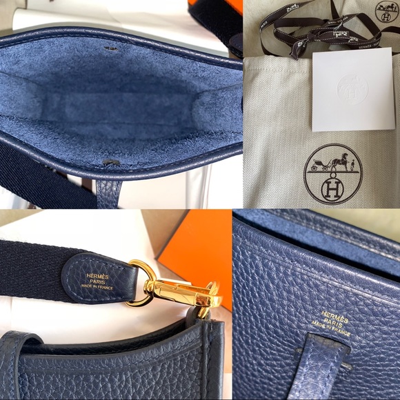 NIB HERMES Special Evelyne 16 TPM w GOLD hardware - Picture 7 of 8